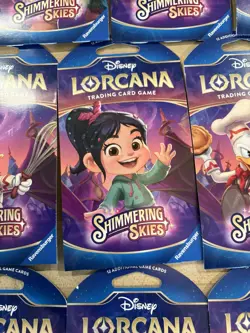 Lot Of 14 Factory Sealed Disney Lorcana TCG Simmering Skies Sealed Booster Packs - Image 2