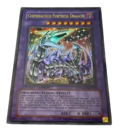 Yugioh Limited Edition Chimeratech Fortress Dragon Card JUMP-EN031 Holo - Image 1
