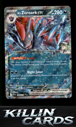N's Zoroark ex - 098/159 098/159 Pokemon Double Rare SV09: Journey Together Card - Image 1