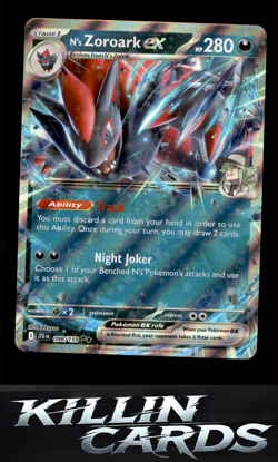 N's Zoroark ex - 098/159 098/159 Pokemon Double Rare SV09: Journey Together Card - Image 1