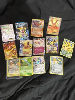 Pokemon TCG Charizard Gardevoir Flareon Sylveon Holo Full Art Lot 13 Cards - Image 1