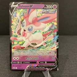 Sylveon V SWSH202 Black Star Promo Holo 2022 Pokemon TCG Card - Image 1