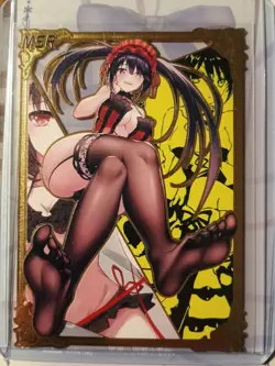 Goddess Story Kurumi Gold Metal Waifu Card Numbered 159/200 - Image 1