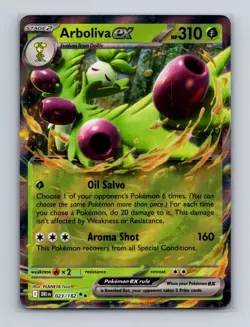 Arboliva ex 023 2025 Pokemon Destined Rivals Double Rare Card NM+ (a) - Image 1