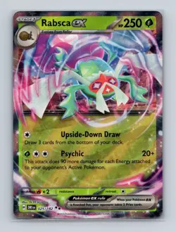Rabsca ex 025 2025 Pokemon Destined Rivals Double Rare Card NM+ (b) - Image 1