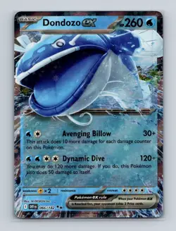 Dondozo ex 066 2025 Pokemon Destined Rivals Double Rare Card NM+ (c) - Image 1