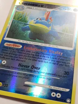 REVERSE HOLO Croconaw 44/123 VLP - Mysterious Treasures Pokemon Card - Image 2