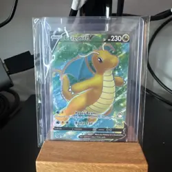 Dragonite V (Full Art) 076/078 Pokemon GO Holo - Image 1