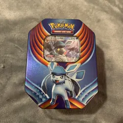 Pokemon GLACEON Evolution Celebration TIN 2018 Open/Empty Glaceon GX included!! - Image 1