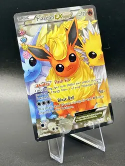 Flareon EX Full Art RC28/RC32 UR Pokemon Generations: Radiant Collection Holo LP - Image 1