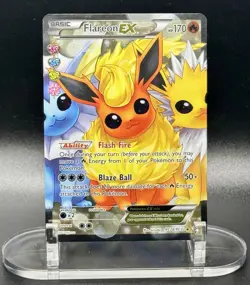 Flareon EX Full Art RC28/RC32 UR Pokemon Generations: Radiant Collection Holo LP - Image 2