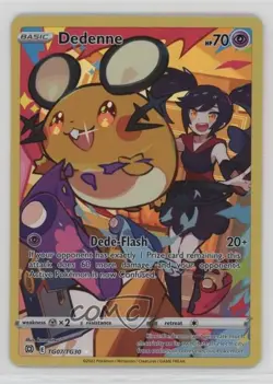 Full Art - Dedenne Pokemon Sword & Shield Brilliant Stars Trainer Gallery #TG07 - Image 1