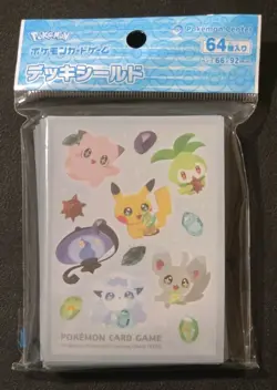 NEW OFFICIAL POKEMON CENTER JAPANESE SHINKA NO ISHI DECK SLEEVES 64 CT - Image 1