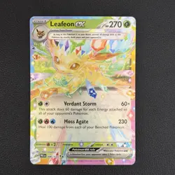 Pokemon TCG Leafeon Prismatic Evolutions 006/131 Double Rare Holo - NM - Image 1