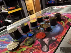 Large Lot of Pokemon TCG Playing Coins Over 125 Coins Multiple Sets See Pics - Image 5