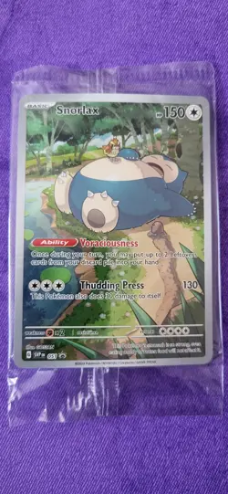 Snorlax SVP057 Black Star Promo Sealed – Pokemon TCG – Scarlet & Violet 151 - Image 1