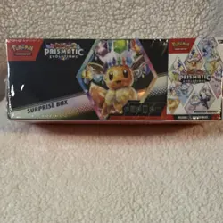 Pokemon Prismatic Evolutions Surprise Box Booster Bundle Foil Promo Code - Image 1