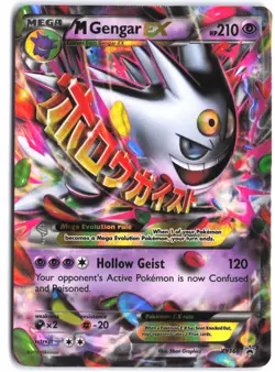 M Gengar EX XY166 Promo XY Black Star Promos Pokemon - Image 1