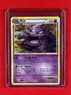2010 Pokemon TCG Muk Undaunted 31/90 Regular Uncommon - Image 1