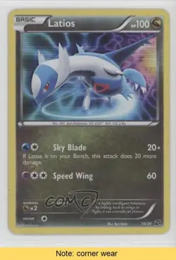 Latios Holo Pokemon Dragon Vault Mini-Set #10 READ - Image 1