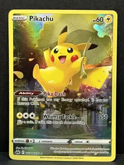 Pikachu GG30/GG70 Crown Zenith: Galarian Gallery Ultra Rare Pokemon TCG - NM - Image 1