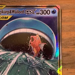 Pokemon Magikarp & Wailord GX 2019 Sun & Moon SM166 - Image 3