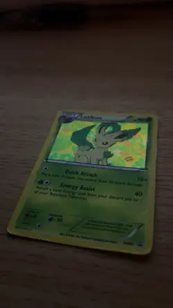 Pokemon TCG Leafeon BW87 Black Star Promo Holo HP 90 Quick Attack Energy Assist - Image 3