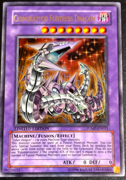 YuGiOh KONAMI Chimeratech Fortress Dragon 1996 Limited edition JUMP-EN031, used - Image 3