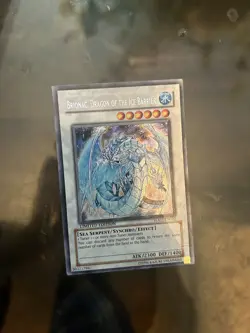 Yugioh Brionac, Dragon of the Ice Barrier Secret Rare HA01-EN022 Lightly Played - Image 1