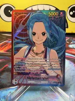 One Piece Nefeltari Vivi EB03-001 Alt Art Leader Heroines Edition English NM/M - Image 1