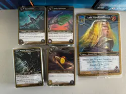 World of Warcraft TCG Assault on Icecrown Citadel Raid Deck Mostly Sealed Cards - Image 2