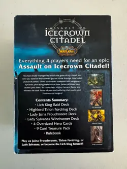 World of Warcraft TCG Assault on Icecrown Citadel Raid Deck Mostly Sealed Cards - Image 5