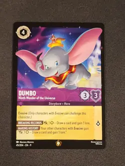 Dumbo Ninth Wonder of the Universe 45/204 Fabled Disney Lorcana (Pack Fresh) - Image 1
