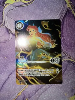 Disney Lorcana TCG Ariel Ethereal Voice 241/104 Iconic NM Whispers Of The Well - Image 1