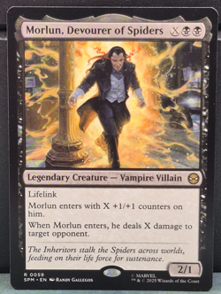 Morlun, Devourer of Spiders R 0059 Marvel Spider-man Near Mint Card Game TCG NM - Image 1