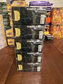 Lot Of 5-Dragon Shield Forest Green- Matte Card Sleeves - Image 2