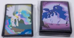 My Little Pony Card Game Sleeves standard size Nightmare Moon and Celestia - new - Image 5