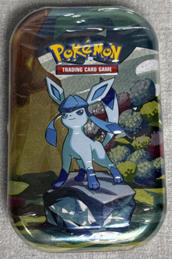 Pokemon Prismatic Evolutions Mini Tin Booster Espeon 2 Packs 10 Cards NEW SEALED - Image 1