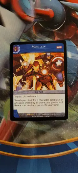 VS System TCG: Mobilize - Marvel Legends MVL-258 Plot Twist Card - Image 1