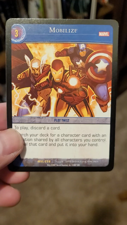 VS System TCG: Mobilize - Marvel Legends MVL-258 Plot Twist Card - Image 2