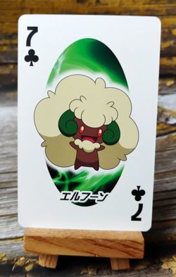 Whimsicott - Pokemon Poker Playing Card - Best Wishes / Black & White Magic Deck - Image 1
