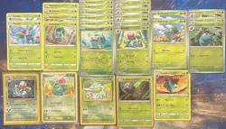 Pokemon Tcg Bulbasaur Card Lot (26) SM, SWSH, SV, Foils, VTG - + Ivysaur - Image 1