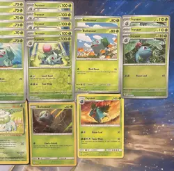 Pokemon Tcg Bulbasaur Card Lot (26) SM, SWSH, SV, Foils, VTG - + Ivysaur - Image 3