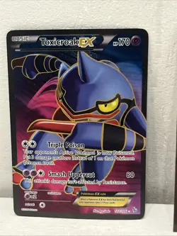 Toxicroak EX (102 Full Art) 102/106 Ultra Rare XY - Flashfire Pokemon Card - Image 1