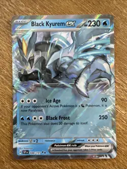 Pokemon Black Kyurem ex 048/191 Sv08: Surging Sparks Double Rare Holo - Image 1