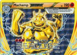 Heavily Played, English Pokemon Holo Machamp BREAK - 60/108 - Rare BREAK XY - Ev - Image 1