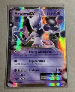 2016 Pokemon Mewtwo EX 52/108 Evolutions Holo - Image 1