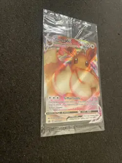 SEALED Eevee VMAX SWSH087 Black Star Promo Full Art Holo Pokemon TCG 2021 NM - Image 3