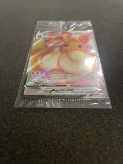 SEALED Eevee VMAX SWSH087 Black Star Promo Full Art Holo Pokemon TCG 2021 NM - Image 5