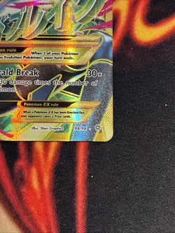 Mega M Rayquaza EX 98/98 Ancient Origins Full Art Secret Rare Gold Pokemon NM - Image 5